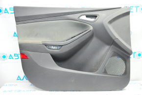 Door trim card front left Ford Focus mk3 11-18 black with gray insert cloth, dry cleanable