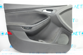 Door trim card front left Ford Focus mk3 15-18 black with black insert cloth