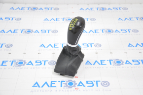 Gear knob Hyundai Azera 12-17 leather black, scratches, worn