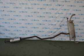 Exhaust line for 2 pipes Ford Fusion mk5 13-20 2.0T FWD rusty, dents