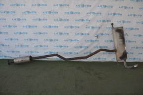 Exhaust line for 1 pipe Ford Fusion mk5 13-16 2.5, 1.5T, 1.6T without catalytic converter, rusty, dents