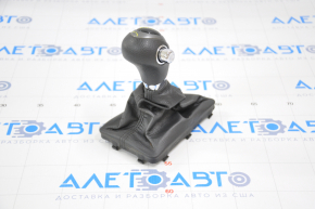 Gear knob Kia Optima 11-13 pre-restoration rubber black, worn overlay