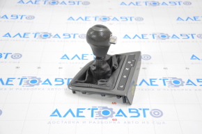 Gear shifter cover with handle Kia Optima 11-13 prerest rubber black