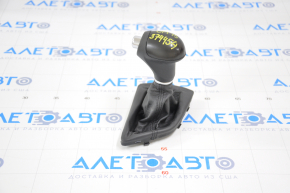 Gear knob Kia Optima 14-15 rest rubber black, worn overlay