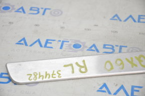 Door sill trim rear left outer Infiniti JX35 QX60 13-17 chrome, type 1, bump, scratches
