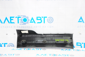 Door sill trim rear right Hyundai Santa FE Sport 13-18 black, scratches