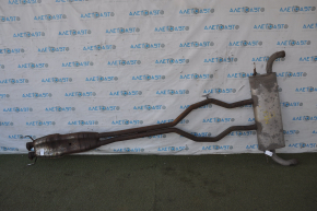Muffler rear with barrels Lincoln MKX 16-18 2.7 AWD rusty