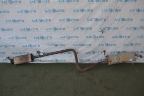Muffler rear part with barrel Ford Fiesta 11-16 1.6 4d rusty, dents