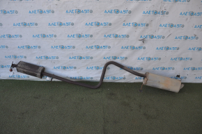 Muffler rear part with barrel Ford Fiesta 11-16 1.6 4d rusty, dents