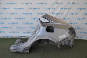 Quarter wing rear left Honda Civic X FC 16-21 4d silver, pokes