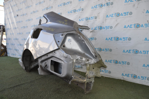 Quarter wing rear left Honda Civic X FC 16-21 4d silver, pokes