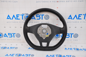 Naked steering wheel VW Passat b8 16-19 USA leather black, without overlay and buttons, for re-upholstery