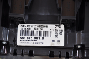 Instrument cluster VW Passat b8 16-19 USA 46k