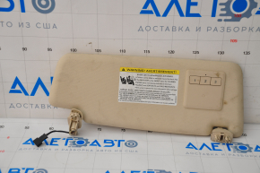 Left visor VW Passat b8 16-19 USA beige with control, for cleaning