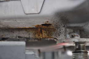 Front right quarter Ford Fusion mk5 13-16 without bracket on body, white, rusty threshold