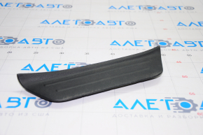 Door sill trim rear right outer Hyundai Sonata 15-19 black, rubbed