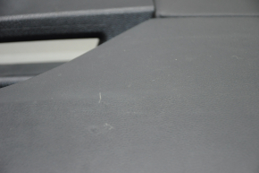 Door trim card front right Ford Fusion mk5 17-20 black with gray insert cloth, armrest leather, molding gray structure, scratches, bumps
