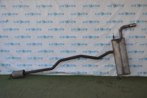 Exhaust line for 1 pipe Ford Fusion mk5 13-16 2.5, 1.5T, 1.6T sawed off catalyst, rusty