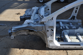 Front left quarter Ford Fusion mk5 13-20 on the body, white, rusty threshold