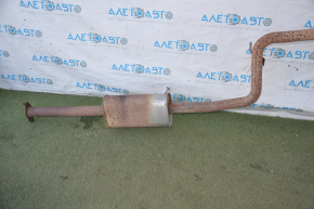 Exhaust pipe assembly without catalytic converter Ford Focus mk3 11-18 2.0 type 1, rusty