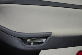 Door trim card front right Ford Focus mk3 15-18 gray with gray insert cloth, scratches, for dry cleaning