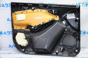 Door trim card front right Ford Focus mk3 11-18 black with black insert cloth, scratches, for dry cleaning