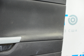 Door trim card front right Ford Focus mk3 11-18 black with black insert cloth, scratches, for dry cleaning