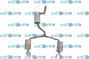 Exhaust line with barrels VW Passat b8 16-19 USA 3.6 dents