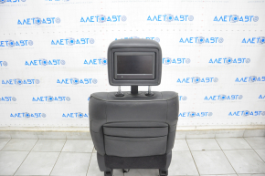 Driver's seat Infiniti JX35 QX60 13-15 with airbag, electric, headrest with monitor, leather black, worn, rusty