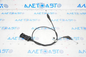 Ford Fusion mk5 13-16 bonnet release cable front part, 2 locks, complete