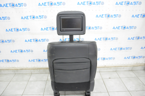 Passenger seat Infiniti JX35 QX60 13-15 with airbag, electric, headrest with monitor, leather black, worn, rusty