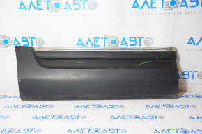 Door trim lower rear right Ford Explorer 11-15 pre-rest with chrome chrome is broken, rubbed