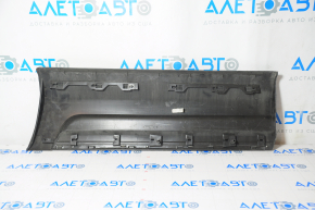 Door trim lower rear right Ford Explorer 11-15 pre-rest with chrome chrome is broken, rubbed