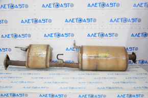 Exhaust line middle part with barrel Infiniti JX35 QX60 13- dented