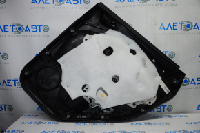 Door trim card rear left Ford Escape MK3 13-19 pre-rest black with black insert plastic, armrest leather