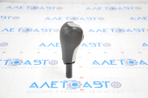 Gear knob Jeep Compass 17-22 leather, gray overlay, scratch on leather