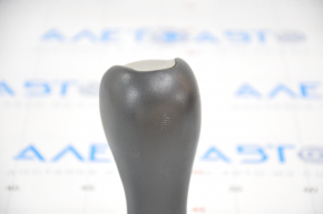 Gear knob Jeep Compass 17-22 leather, gray overlay, scratches on leather