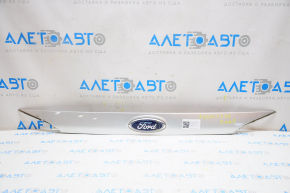 Ford Focus mk3 11-18 trunk lid molding prerest 4d without camera with emblem, dent on emblem