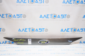 Ford Focus mk3 11-18 trunk lid molding prerest 4d without camera with emblem, emblem defect