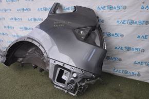 Quarter wing rear left Nissan Rogue 14-20 graphite, pokes