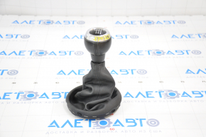 Gear knob Mini Cooper Countryman R60 10-16 manual transmission worn leather