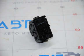 Rear left window lift control Ford Fusion mk5 13-20 black with chrome