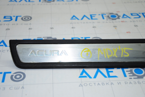 Door sill trim front right outer Acura MDX 14-20 chrome, useful chrome