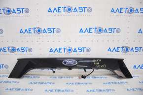 Upper trunk door molding with Ford Escape MK3 emblem 17-16 rest, under camera, broken fastener