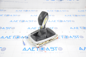 Automatic transmission handle with shifter cover Ford Fusion mk5 13-16 rubber black type 2 scratches on chrome