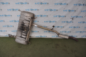 Exhaust pipe with barrel Cadillac ATS 13- 2.5 catalyst cut off, dents