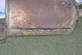 Rear muffler with barrel Nissan Versa Note 13-19 1.6 complete with middle part, rusty, opened