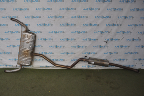 Mercedes CLA 250 14-19 rear muffler with barrel, without tips, with resonator