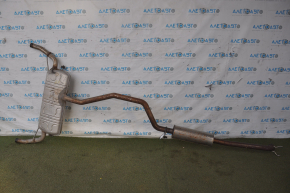 Mercedes CLA 250 14-19 rear muffler with barrel, without tips, with resonator