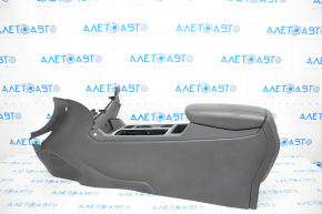 Central console armrest and cup holders Ford Escape MK3 17-19 black, scratches, for cleaning